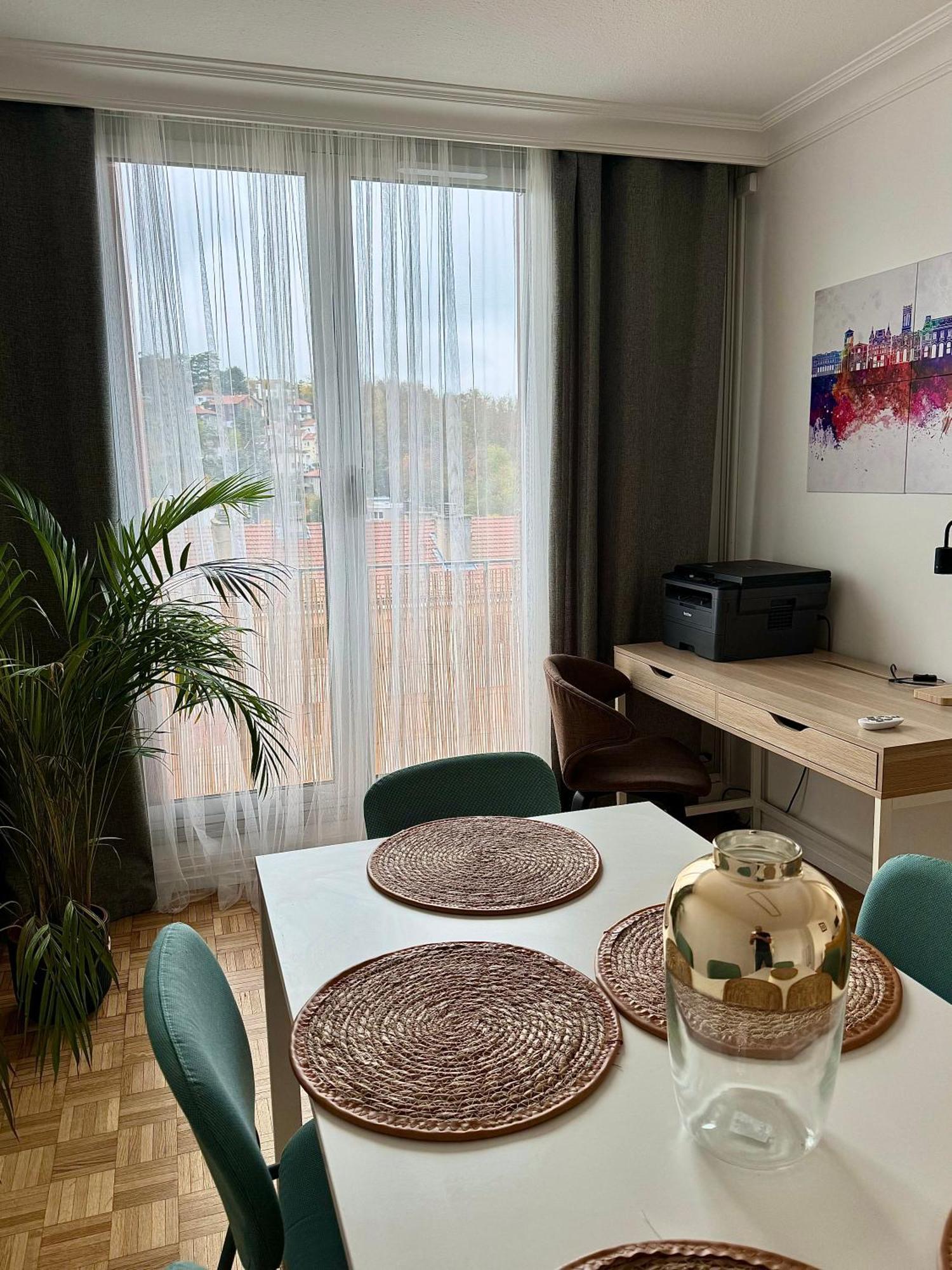 סן-אטיין Bergson Top - Appart 80M2, 2 Grandes Chambres, Entierement Renovee Et Equipee, Lumineux, Wifi, Balcon, Calme, Vue Imprenable מראה חיצוני תמונה